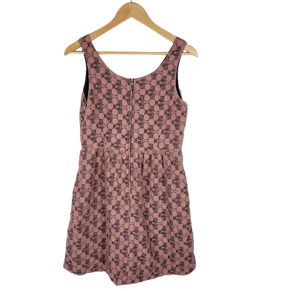 Knitted Dove Boho Lace Overlay Dress S - Picture 3 of 3